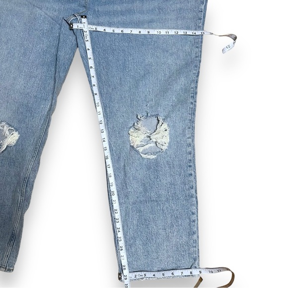 Abercrombie & Fitch Ultra High Rise 90s Straight Jean Size 37 Regular - Picture 8 of 8